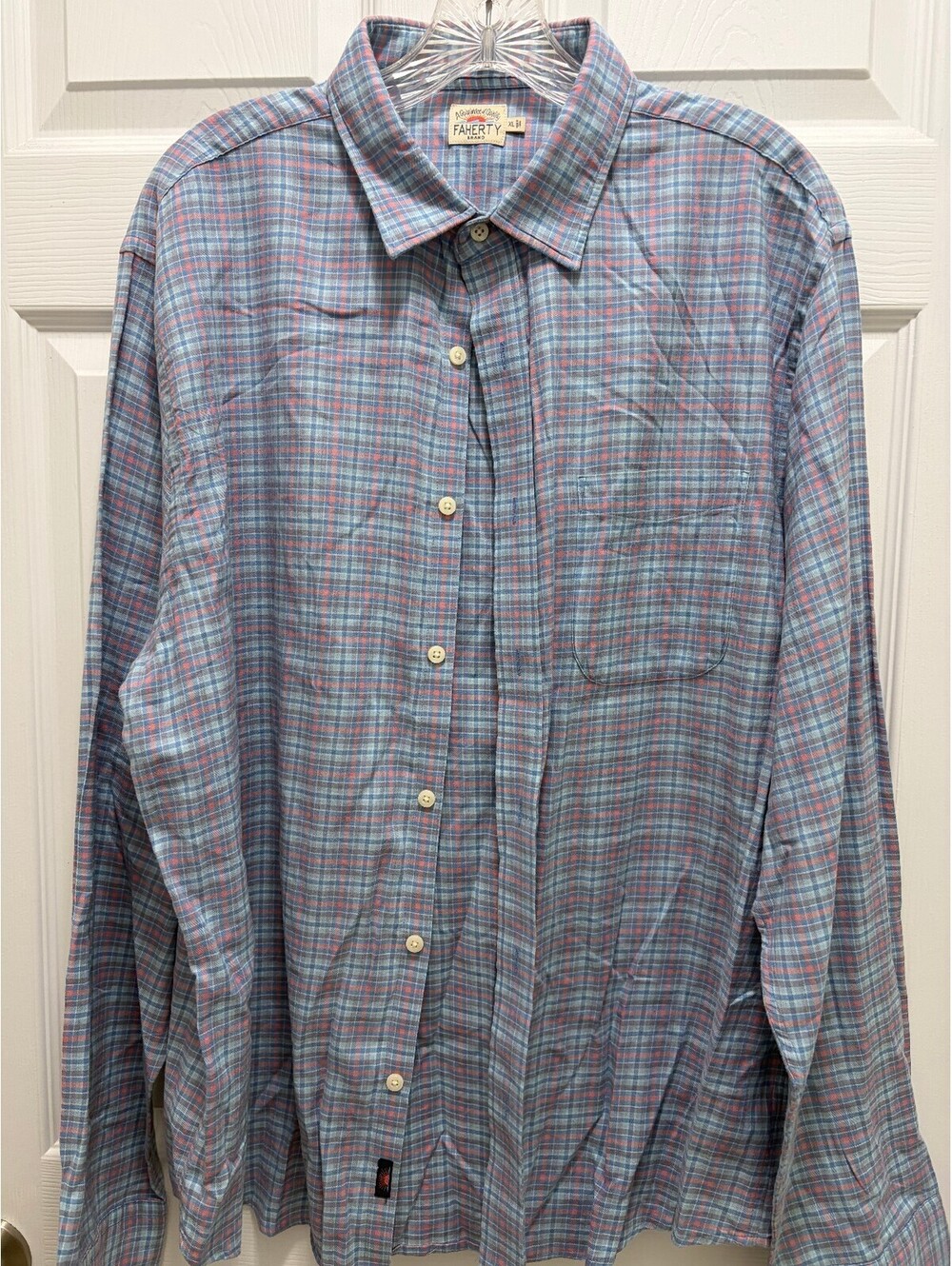 Faherty Brand XL Plaid Button-Up Shirt
